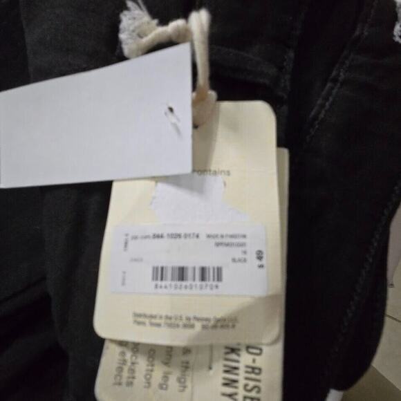 A..N.A A New Approach Womens 18W Mid Rise Skinny Jeans Black Comfort Staple New - Picture 7 of 13